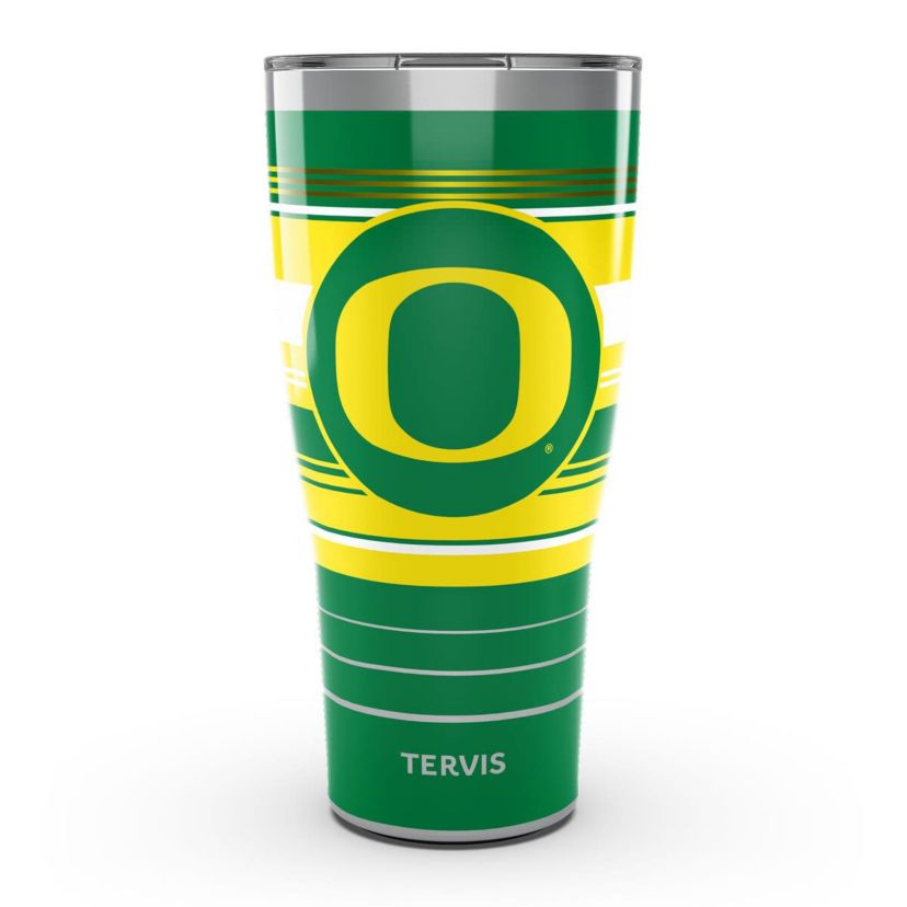 NCAA Oregon Ducks 30oz. Hype Stripes Stainless Tumbler