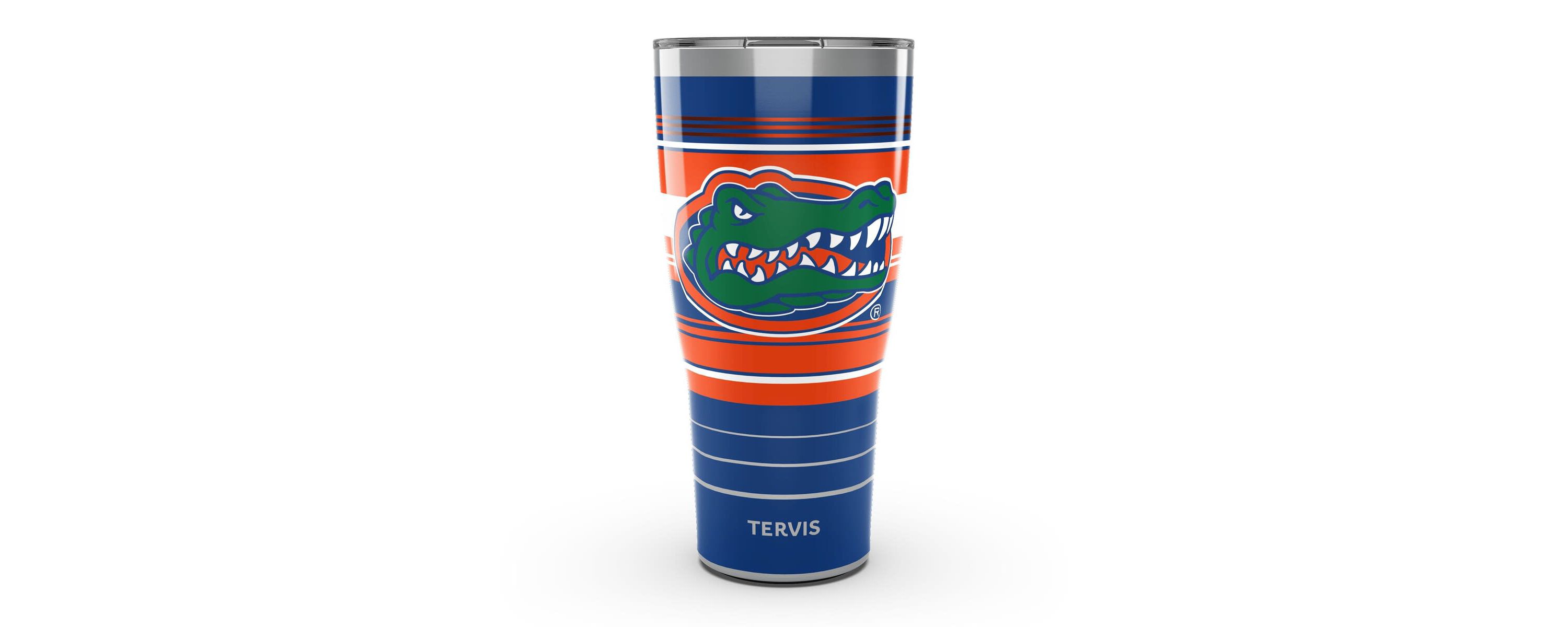 NCAA Florida Gators 30oz. Hype Stripes Stainless Tumbler