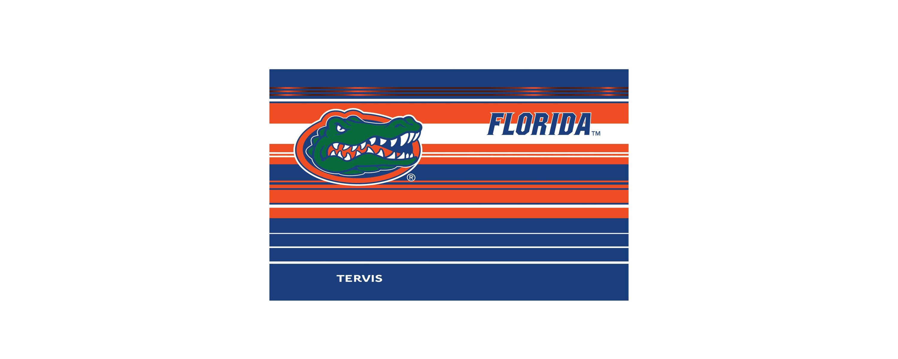 NCAA Florida Gators 30oz. Hype Stripes Stainless Tumbler