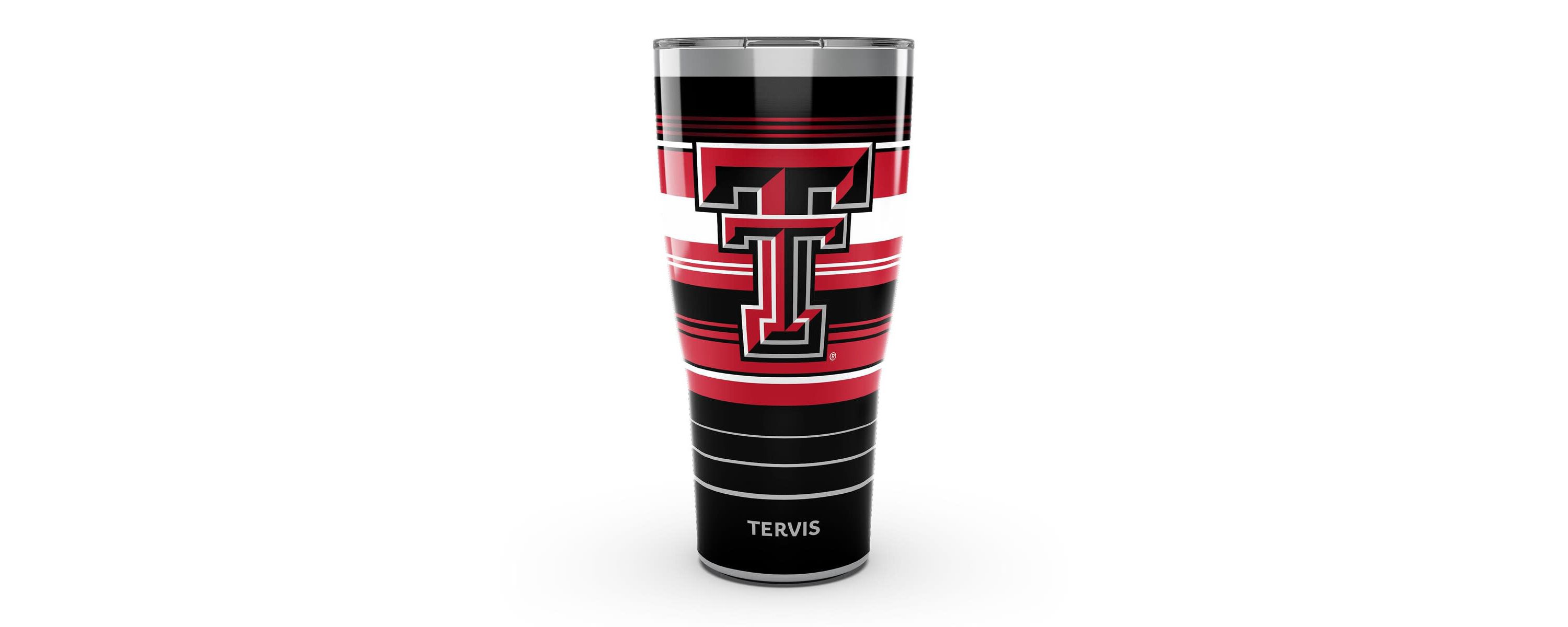 Texas Tech Red Raiders NCAA Texas Tech Raiders 30oz. Hype Stripes Stainless Tumbler
