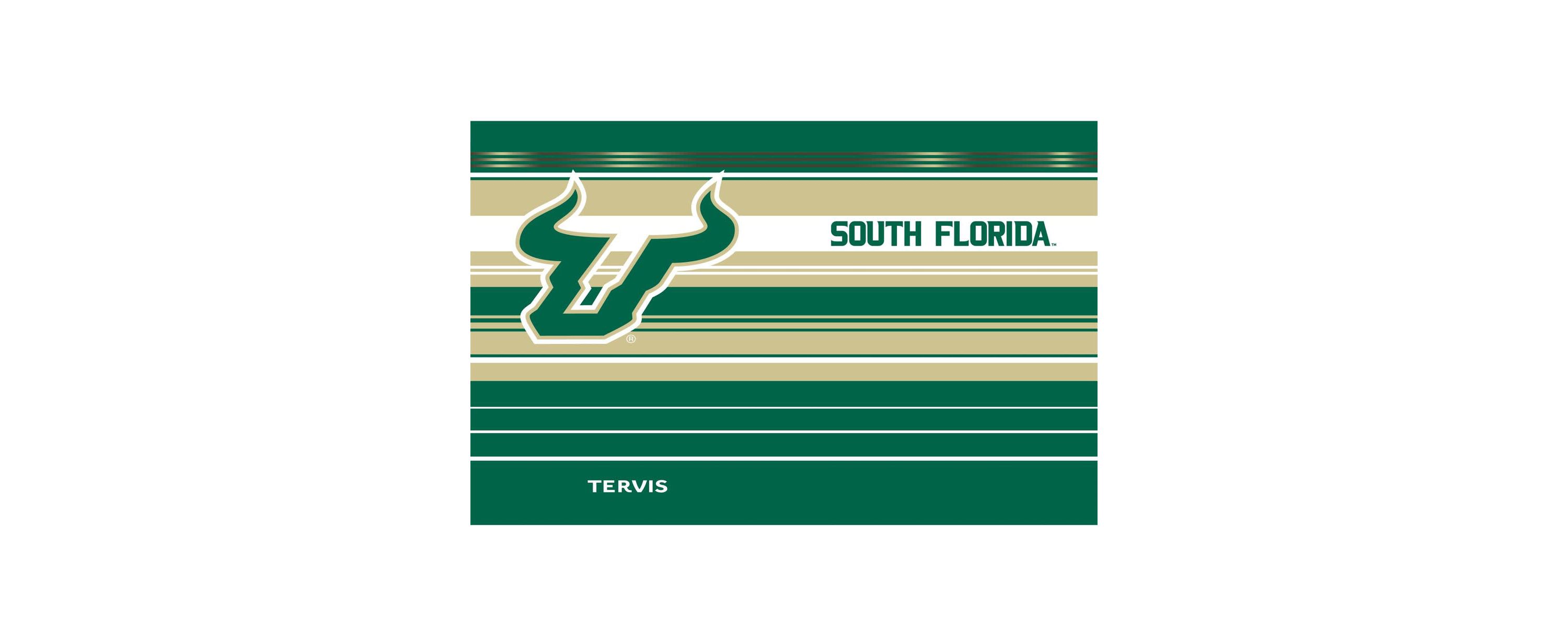 NCAA South Florida Bulls 30oz. Hype Stripes Stainless Tumbler