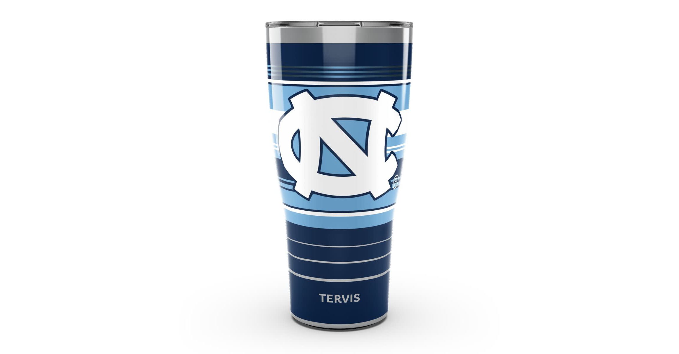 NCAA North Carolina Tar Heels 30oz. Hype Stripes Stainless Tumbler