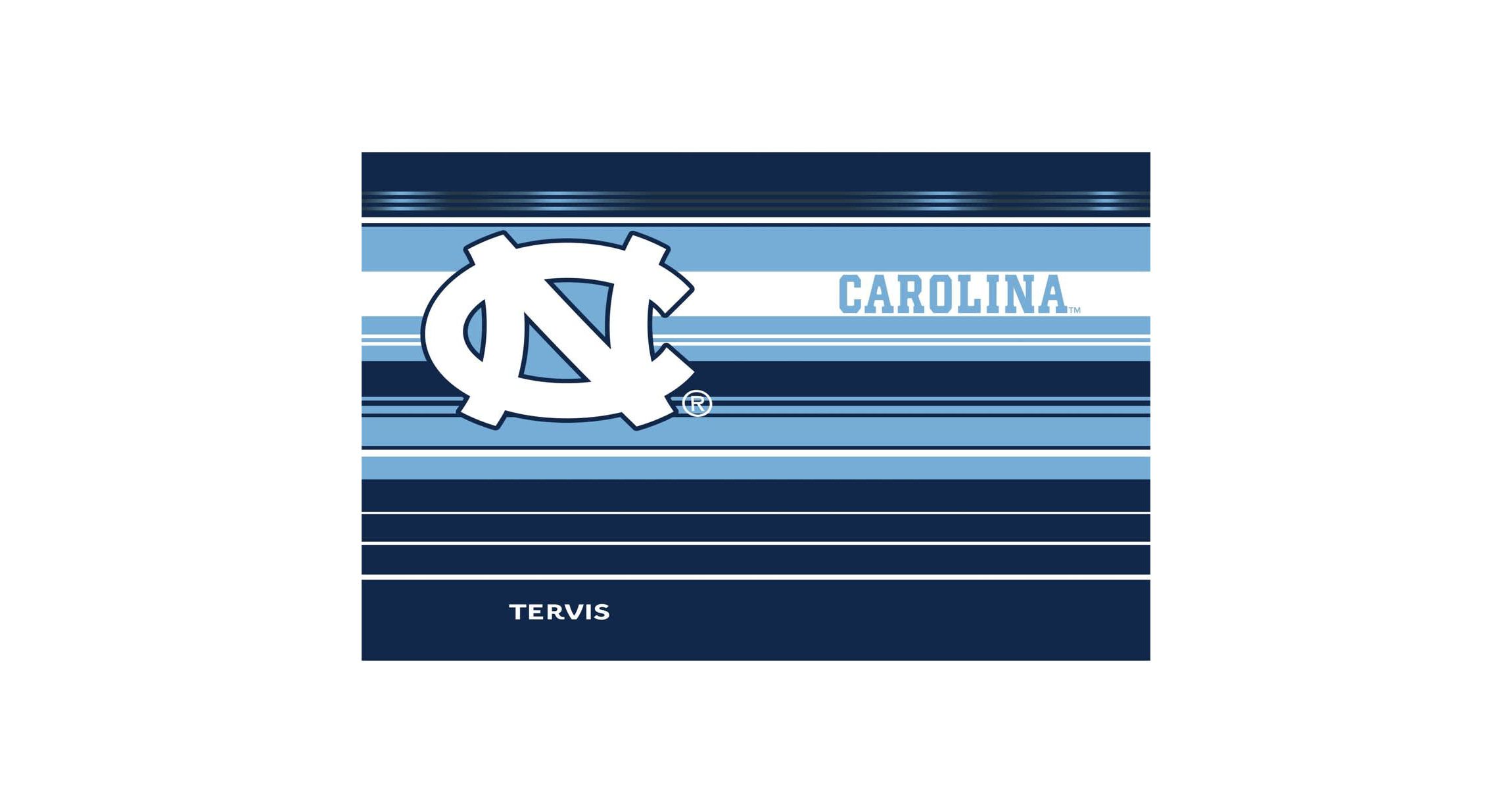 NCAA North Carolina Tar Heels 30oz. Hype Stripes Stainless Tumbler
