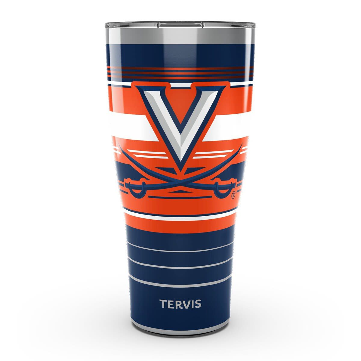 NCAA Virginia Cavaliers 30oz. Hype Stripes Stainless Tumbler