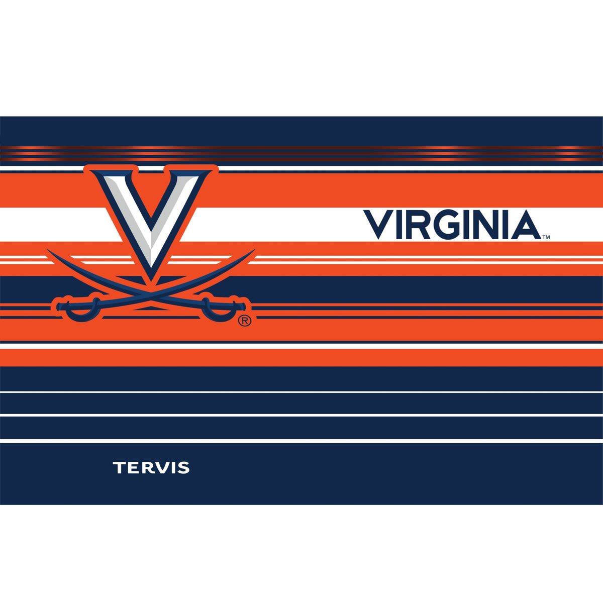 NCAA Virginia Cavaliers 30oz. Hype Stripes Stainless Tumbler