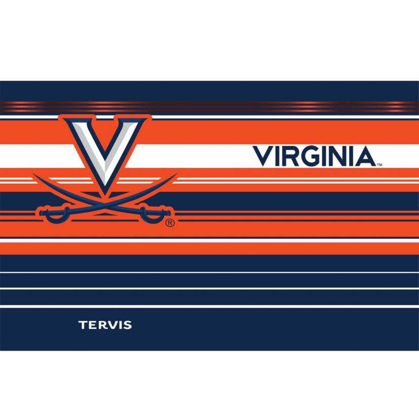 NCAA Virginia Cavaliers 30oz. Hype Stripes Stainless Tumbler