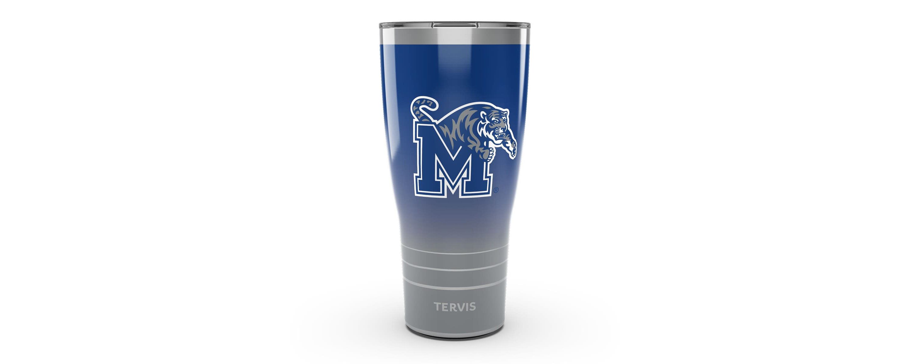 NCAA Memphis Tigers 30oz. Ombre Stainless Tumbler