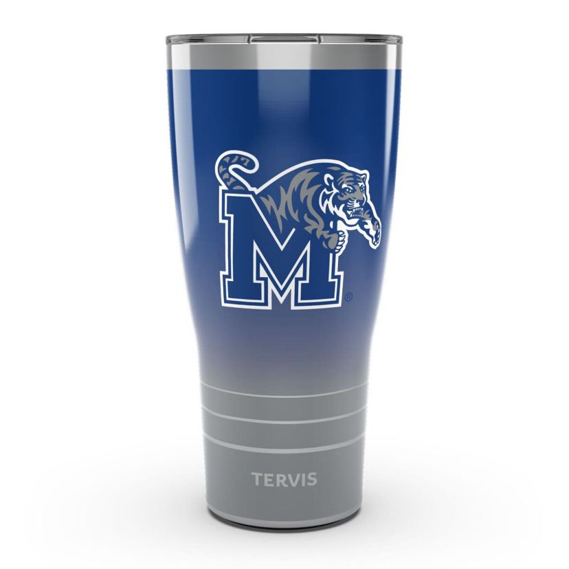 NCAA Memphis Tigers 30oz. Ombre Stainless Tumbler