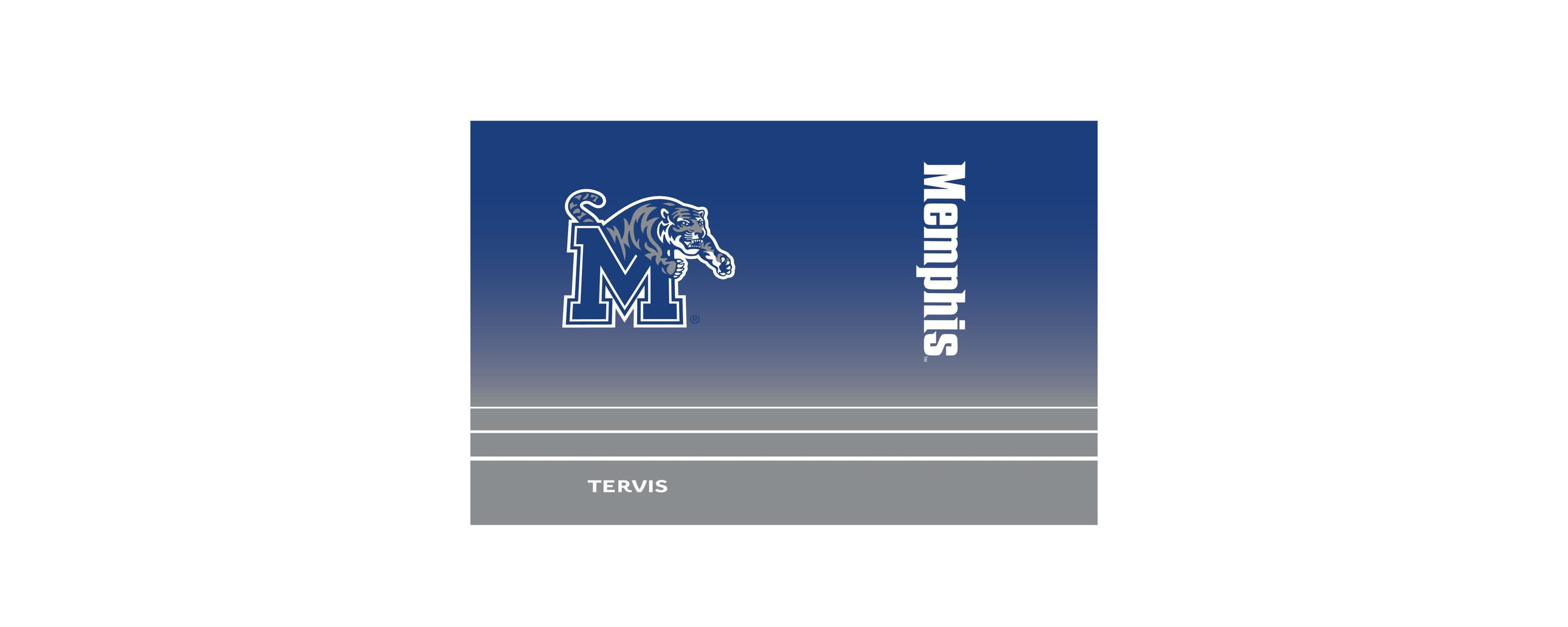 NCAA Memphis Tigers 30oz. Ombre Stainless Tumbler