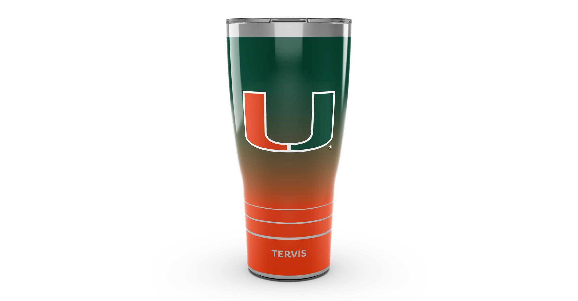 Miami (FL) Hurricanes NCAA Miami Hurricanes 30oz. Ombre Stainless Tumbler