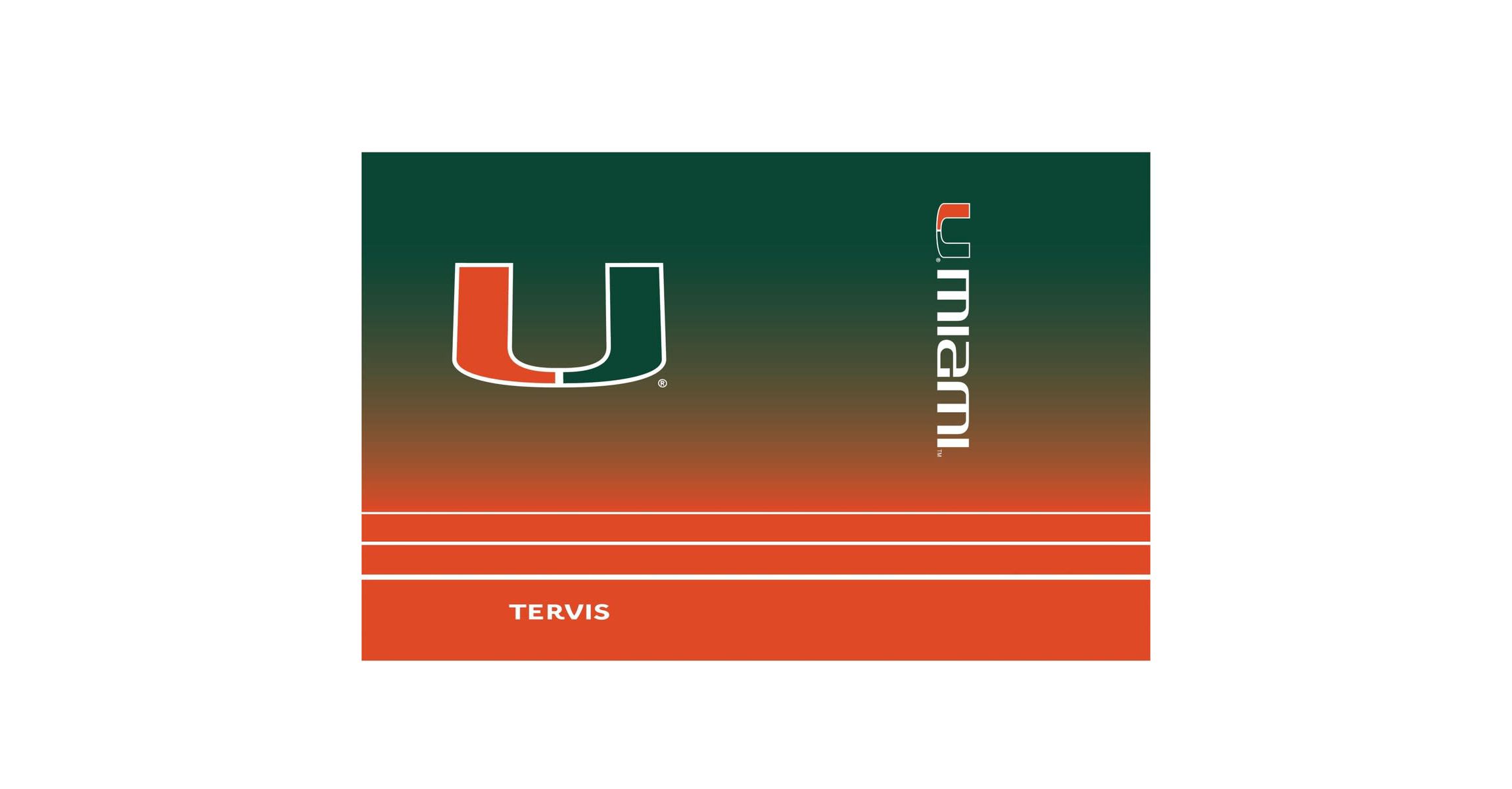 Miami (FL) Hurricanes NCAA Miami Hurricanes 30oz. Ombre Stainless Tumbler