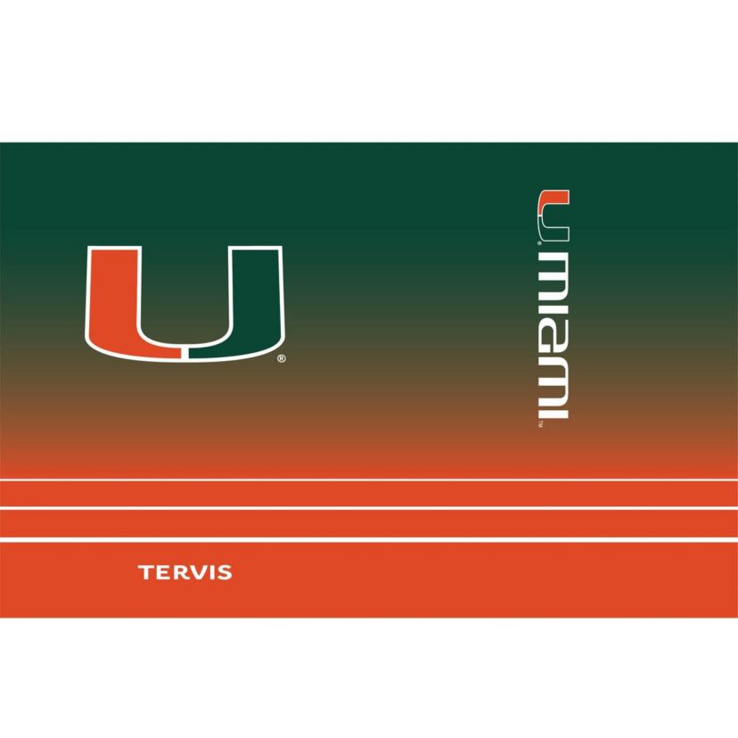 Miami (FL) Hurricanes NCAA Miami Hurricanes 30oz. Ombre Stainless Tumbler