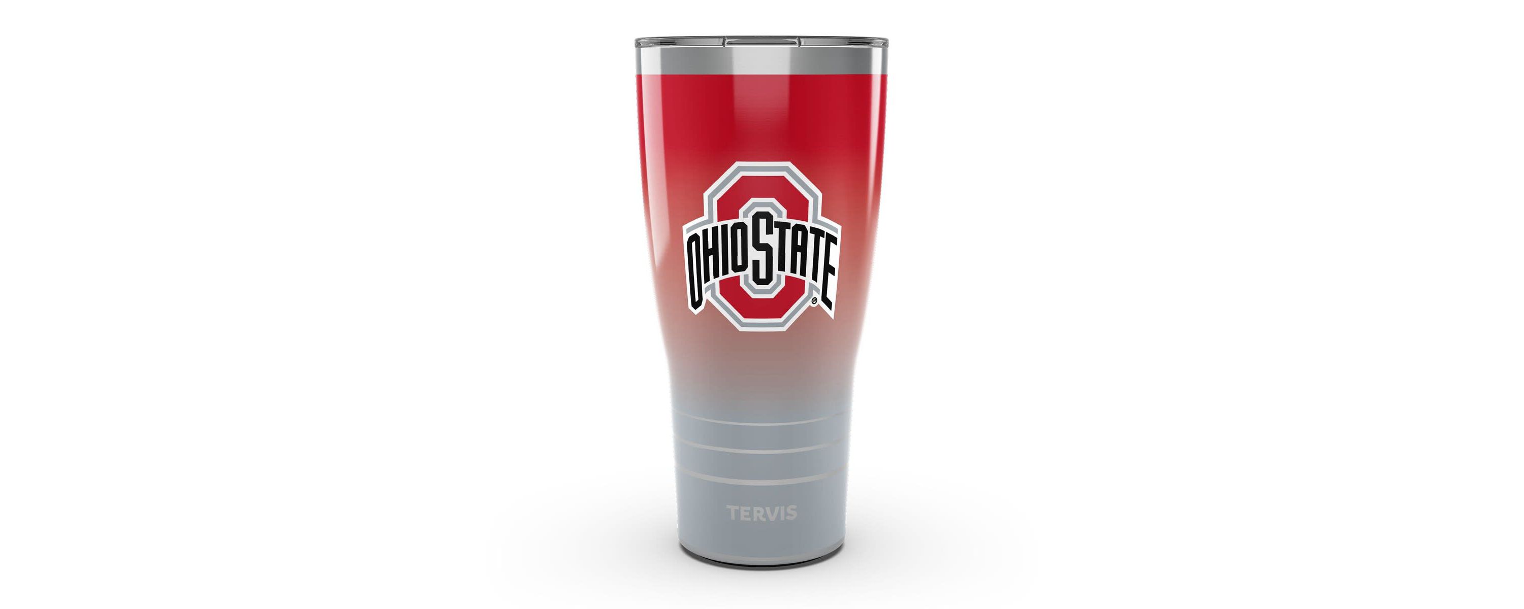 NCAA Ohio State Buckeyes 30oz. Ombre Stainless Tumbler