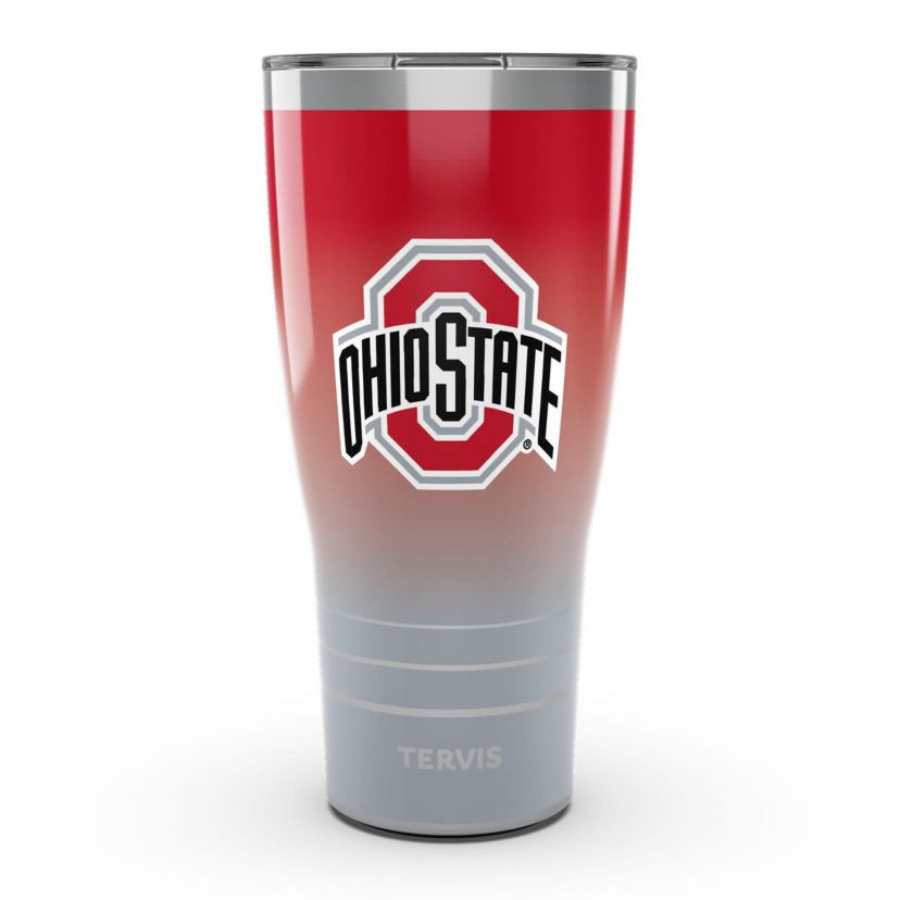 NCAA Ohio State Buckeyes 30oz. Ombre Stainless Tumbler