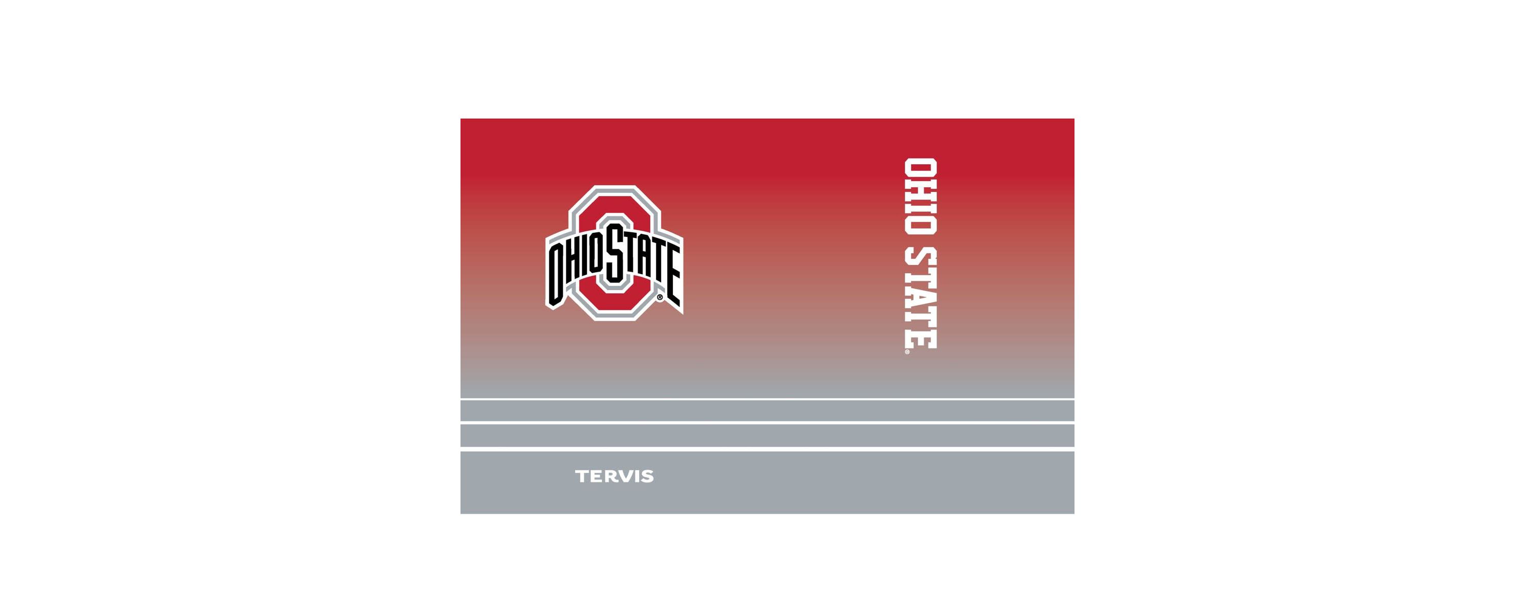 NCAA Ohio State Buckeyes 30oz. Ombre Stainless Tumbler