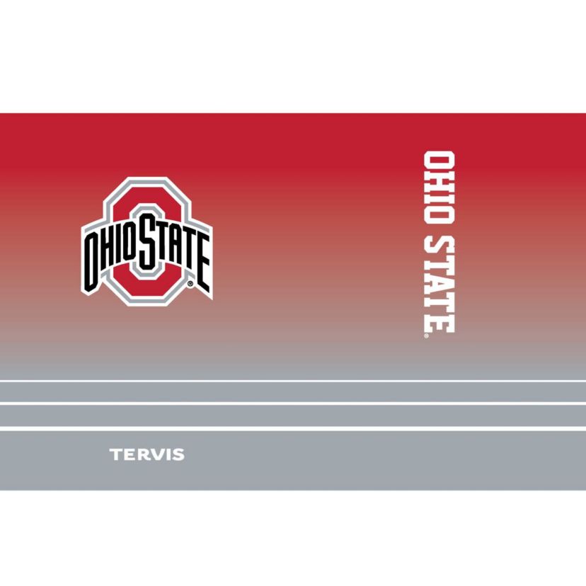 NCAA Ohio State Buckeyes 30oz. Ombre Stainless Tumbler