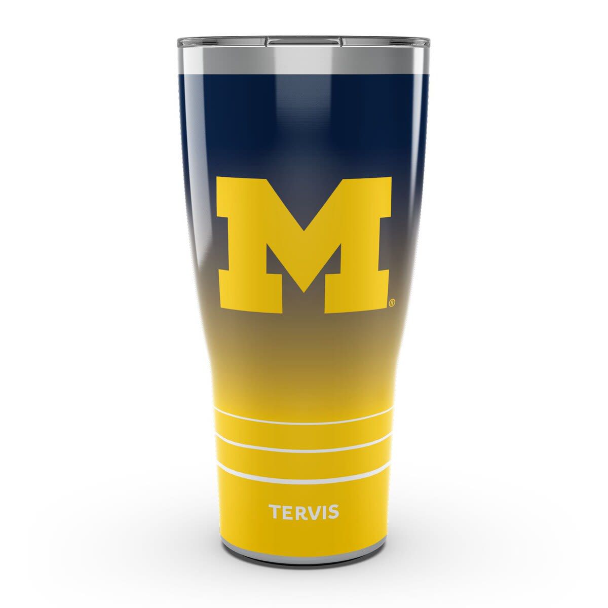 NCAA Michigan Wolverines 30oz. Ombre Stainless Tumbler