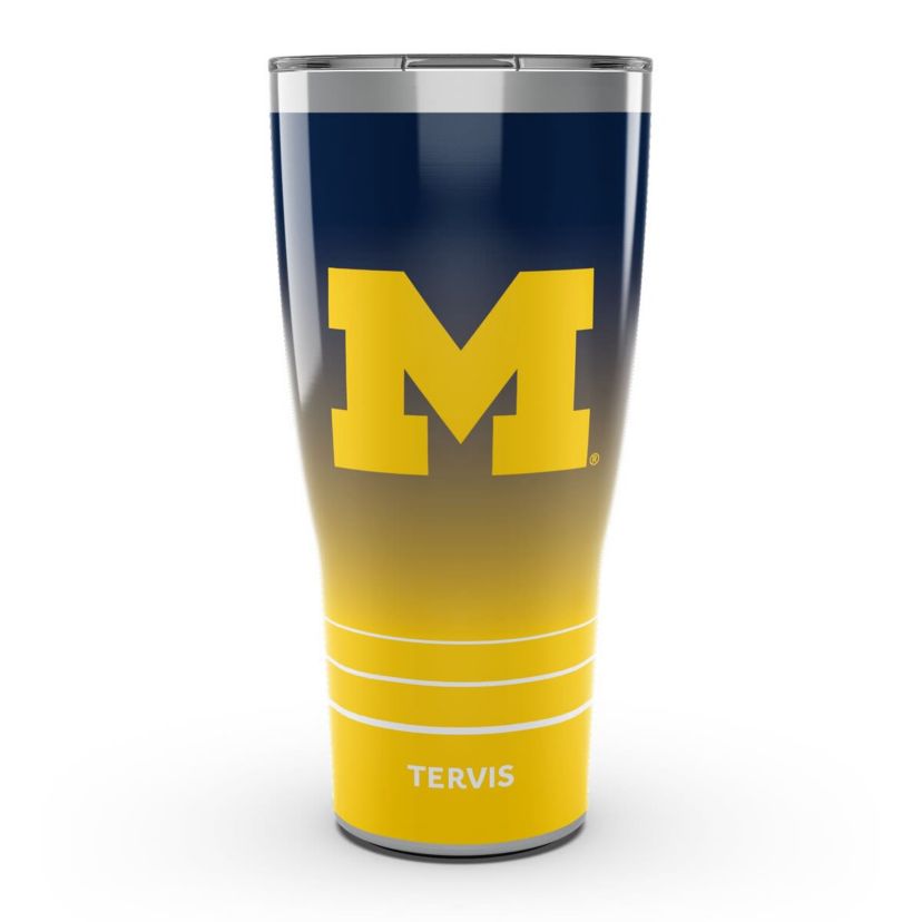 NCAA Michigan Wolverines 30oz. Ombre Stainless Tumbler