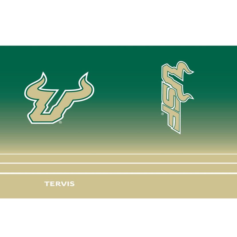 NCAA South Florida Bulls 30oz. Ombre Stainless Tumbler