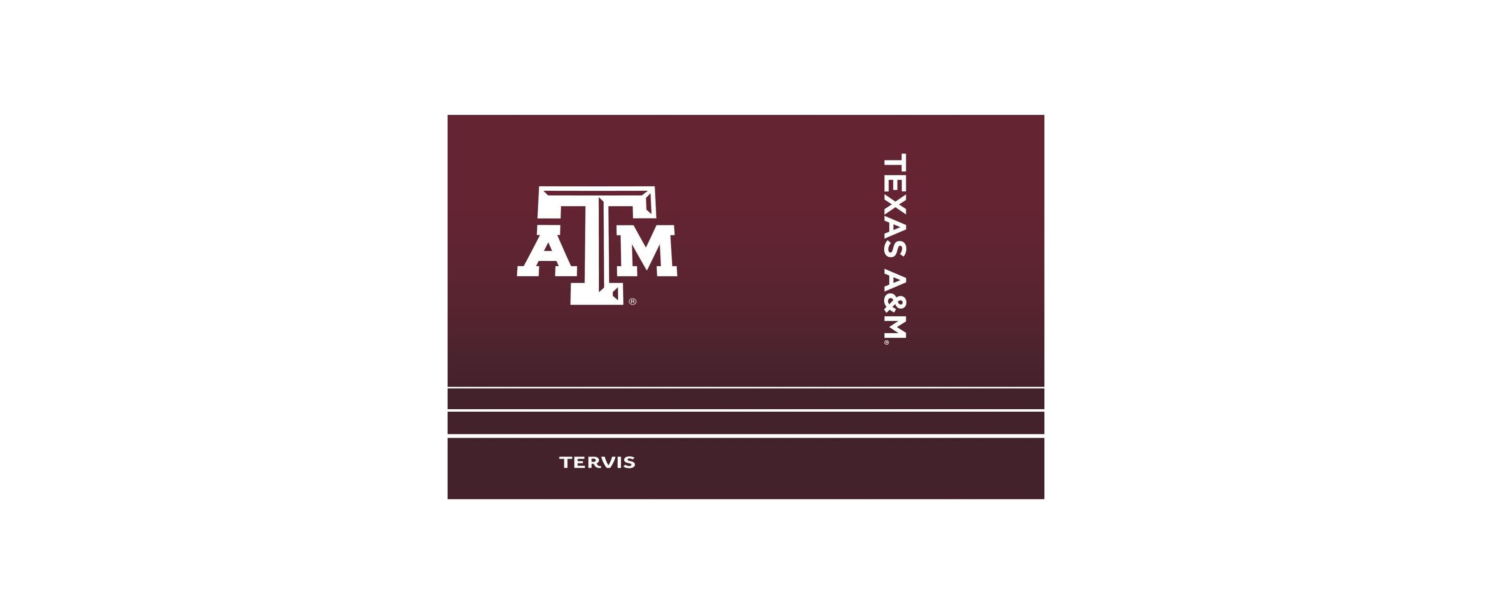 NCAA Texas A&M Aggies 30oz. Ombre Stainless Tumbler