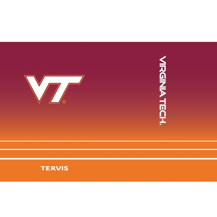 NCAA Virginia Tech Hokies 30oz. Ombre Stainless Tumbler