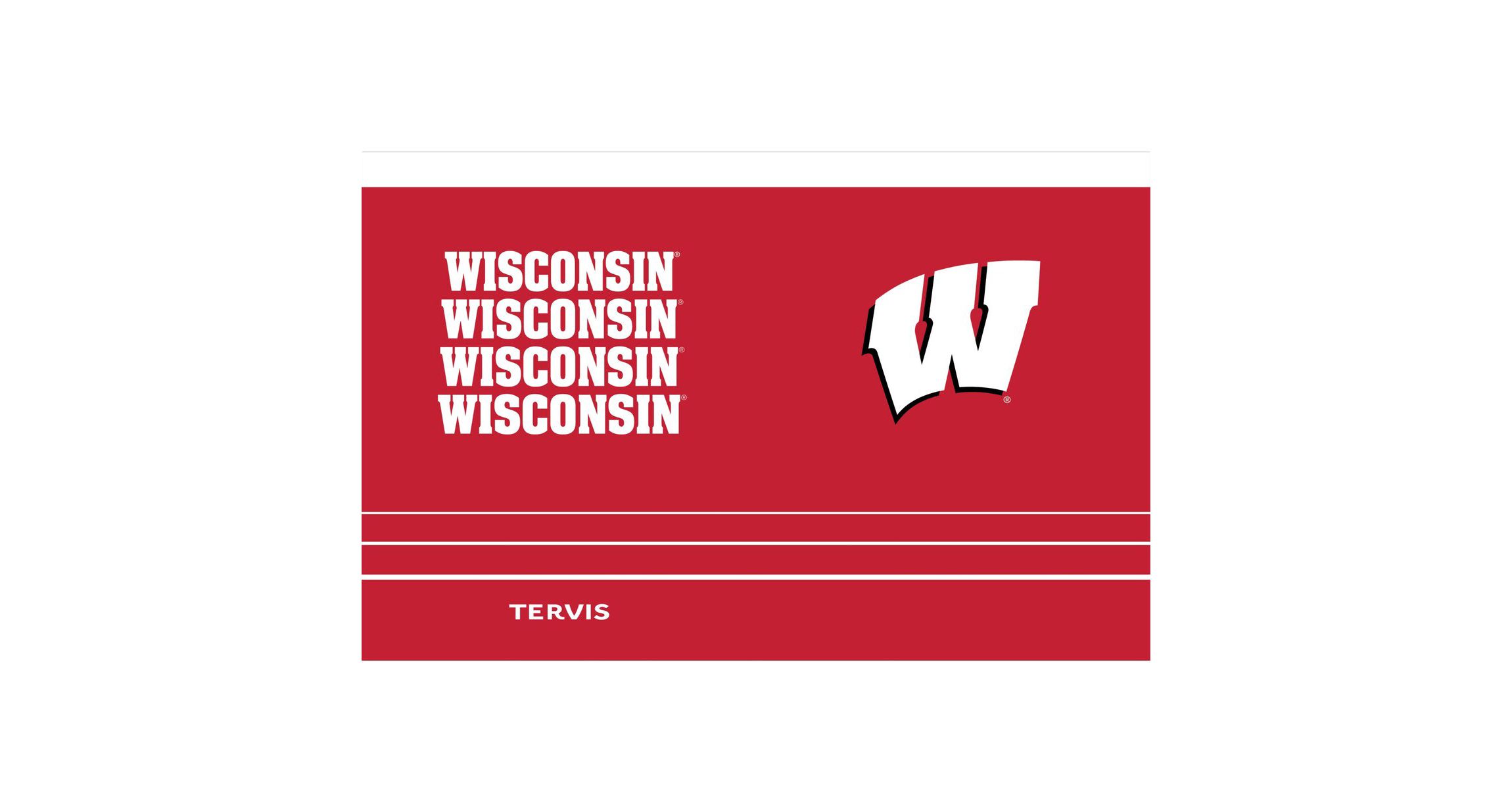 NCAA Wisconsin Badgers 30oz. Reverb Stainless Tumbler