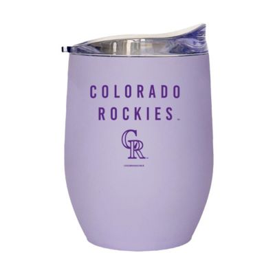 Logo Brands MLB Colorado Rockies 16oz. Soft Touch Curved Tumbler