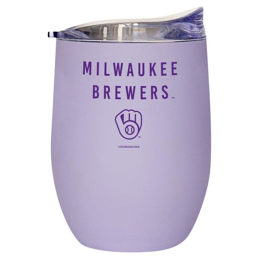 MLB Milwaukee Brewers 16oz. Soft Touch Curved Tumbler