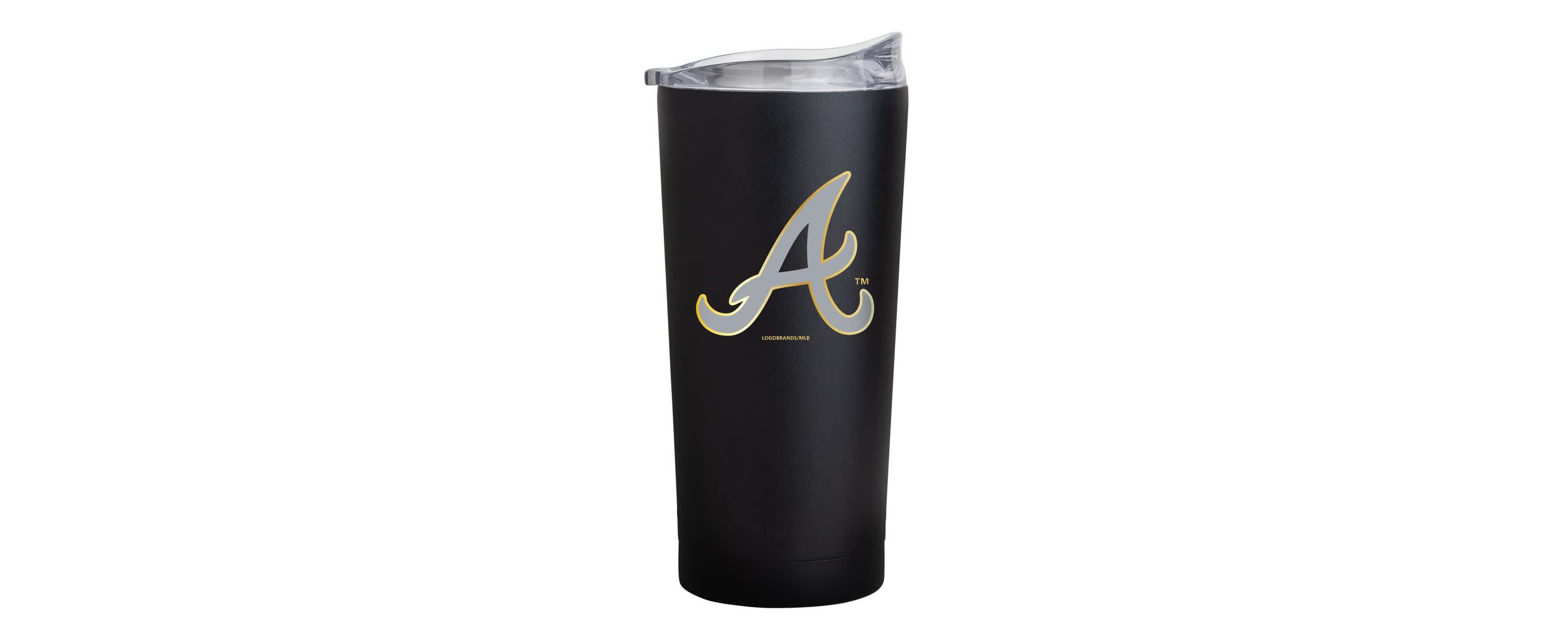 MLB Atlanta Braves Foil 20oz. Powder Coat Tumbler
