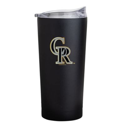 Logo Brands MLB Colorado Rockies Foil 20oz. Powder Coat Tumbler