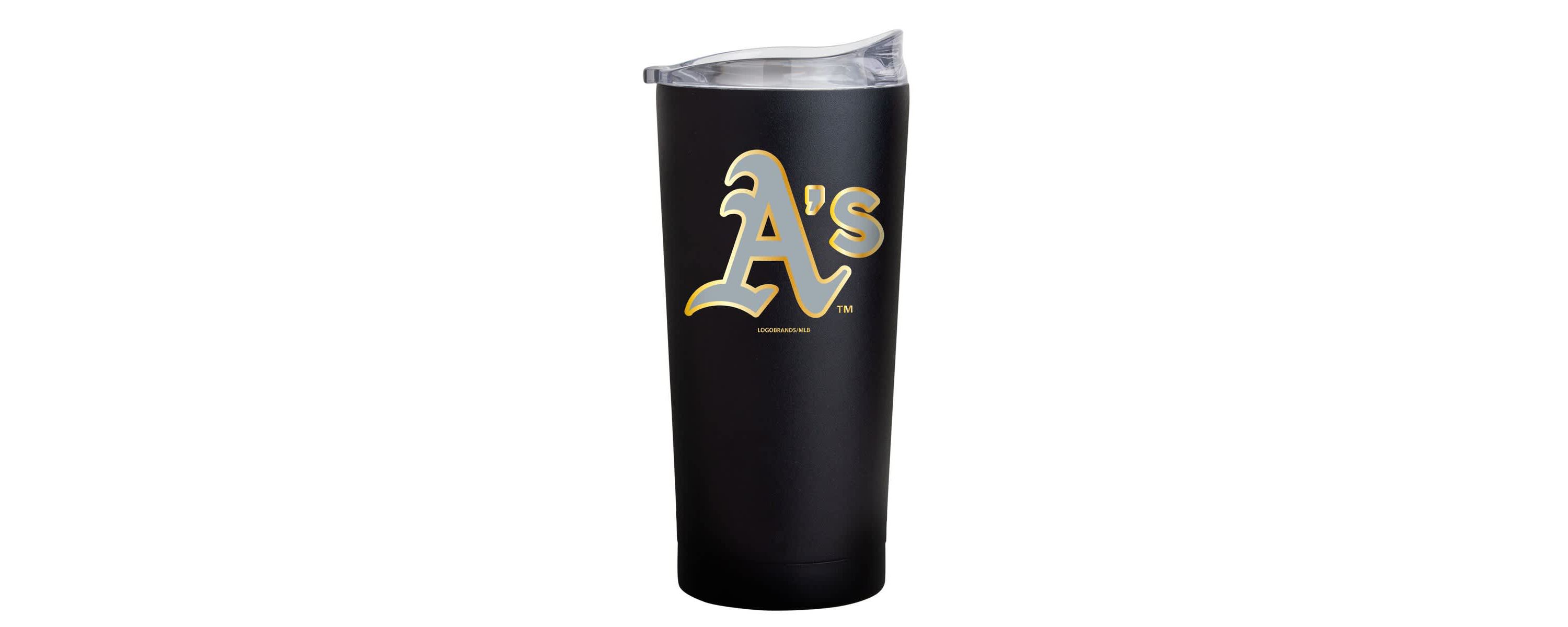 MLB Oakland Athletics Foil 20oz. Powder Coat Tumbler