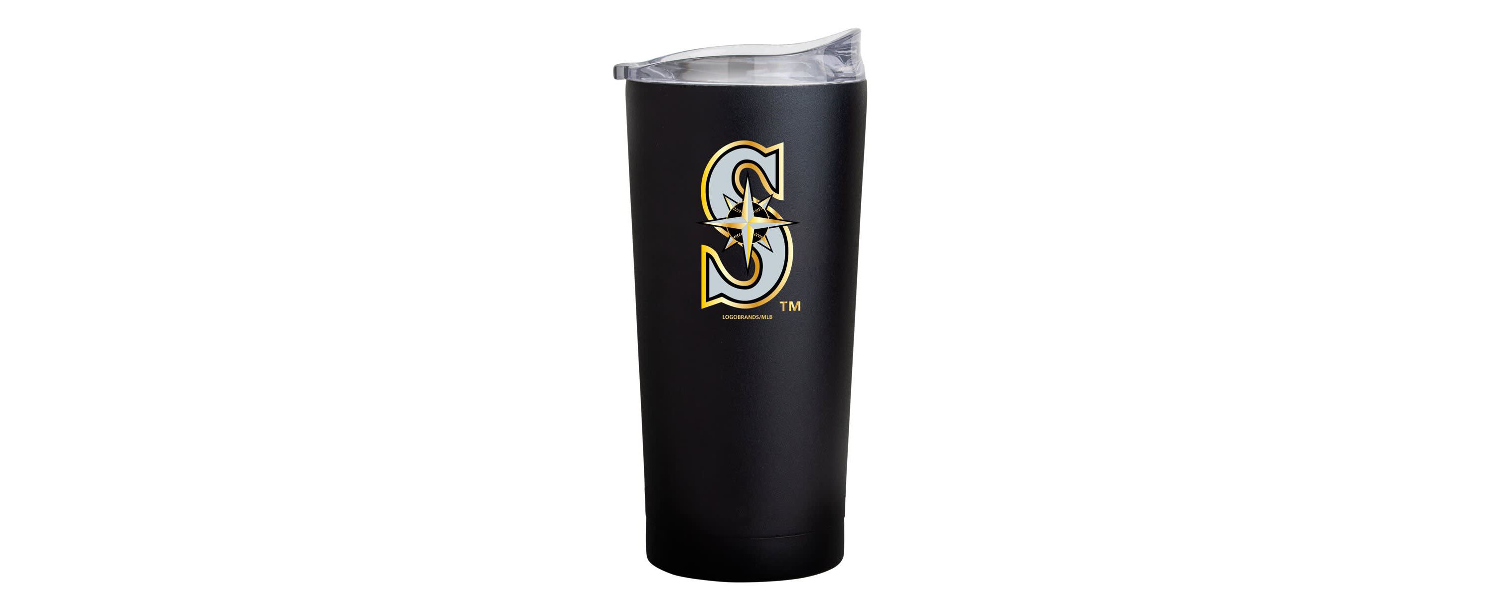 MLB Seattle Mariners Foil 20oz. Powder Coat Tumbler