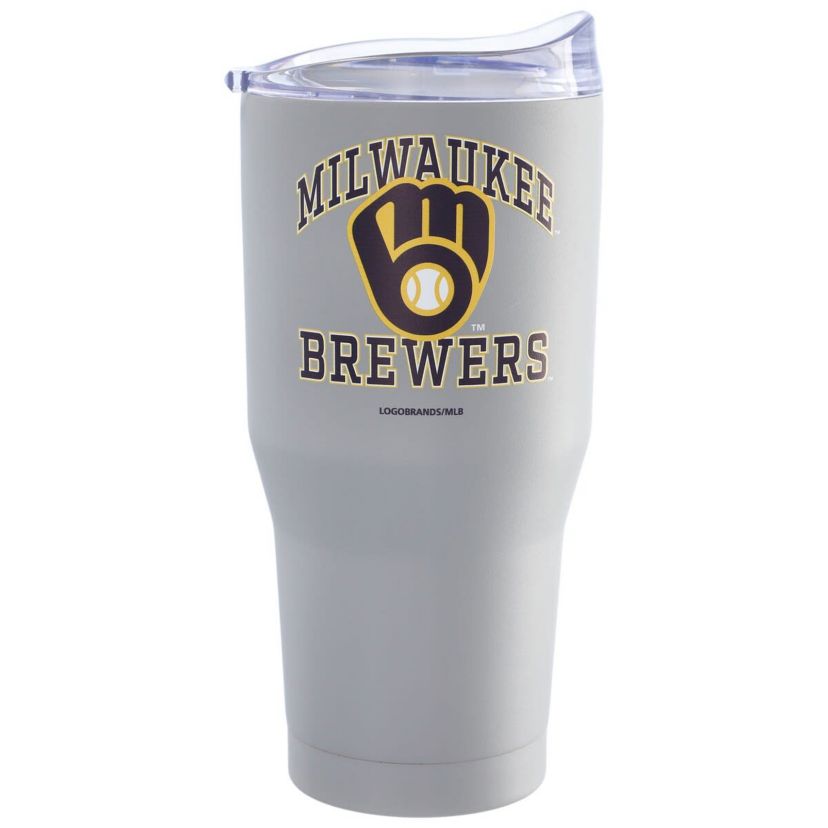 MLB Milwaukee Brewers 30oz. Powder Coat Tumbler