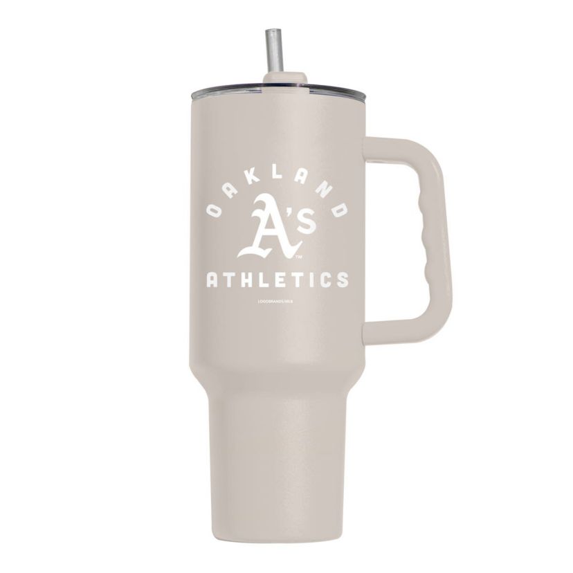 Cooperstown Teams Oakland Athletics 40oz. Sand Soft Touch Tumbler