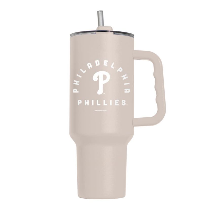MLB Philadelphia Phillies 40oz. Sand Soft Touch Tumbler