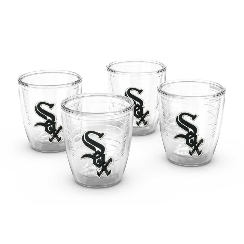 Chicago White Sox MLB Chicago Sox Four-Pack 12oz. Emblem Tumbler Set
