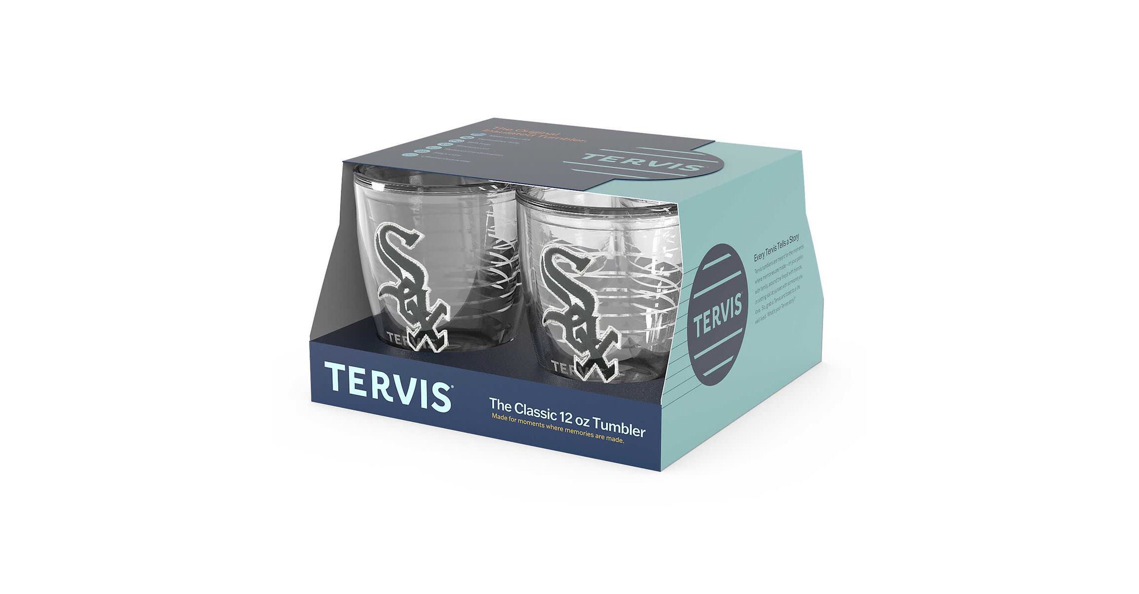 Chicago White Sox MLB Chicago Sox Four-Pack 12oz. Emblem Tumbler Set