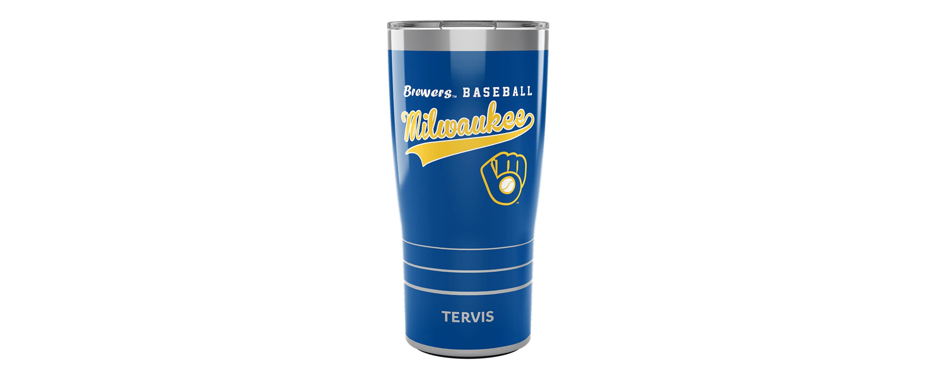 MLB Milwaukee Brewers 20oz. Cooperstown Collection Stainless Tumbler