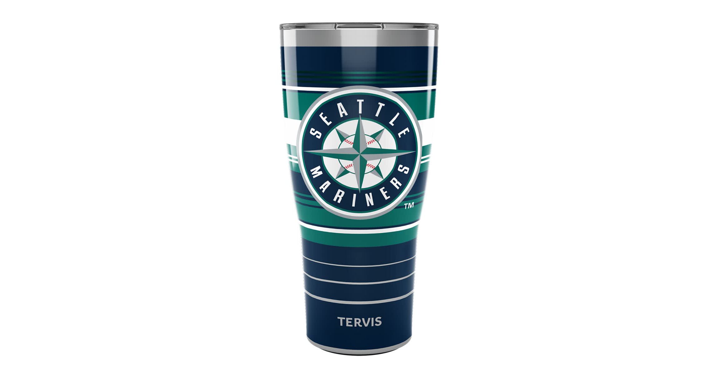 MLB Seattle Mariners 30oz. Hype Stripes Tumbler