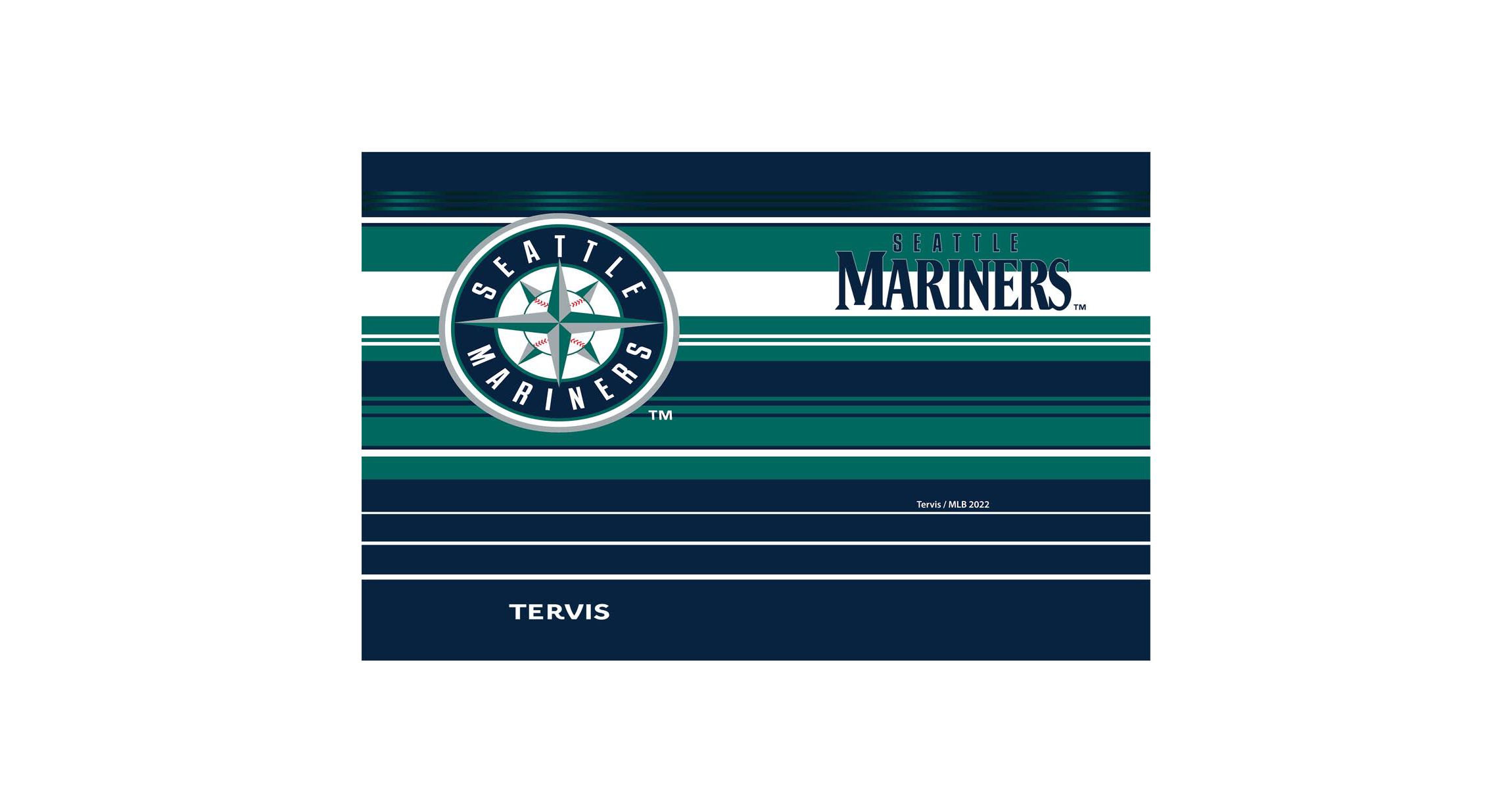 MLB Seattle Mariners 30oz. Hype Stripes Tumbler