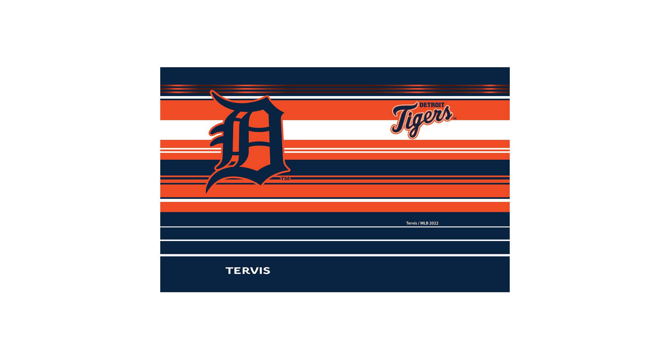 MLB Detroit Tigers 30oz. Hype Stripes Tumbler