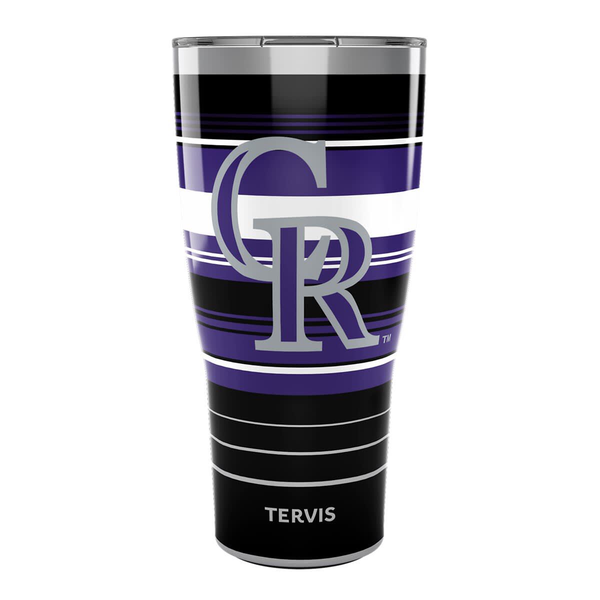 MLB Colorado Rockies 30oz. Hype Stripes Tumbler