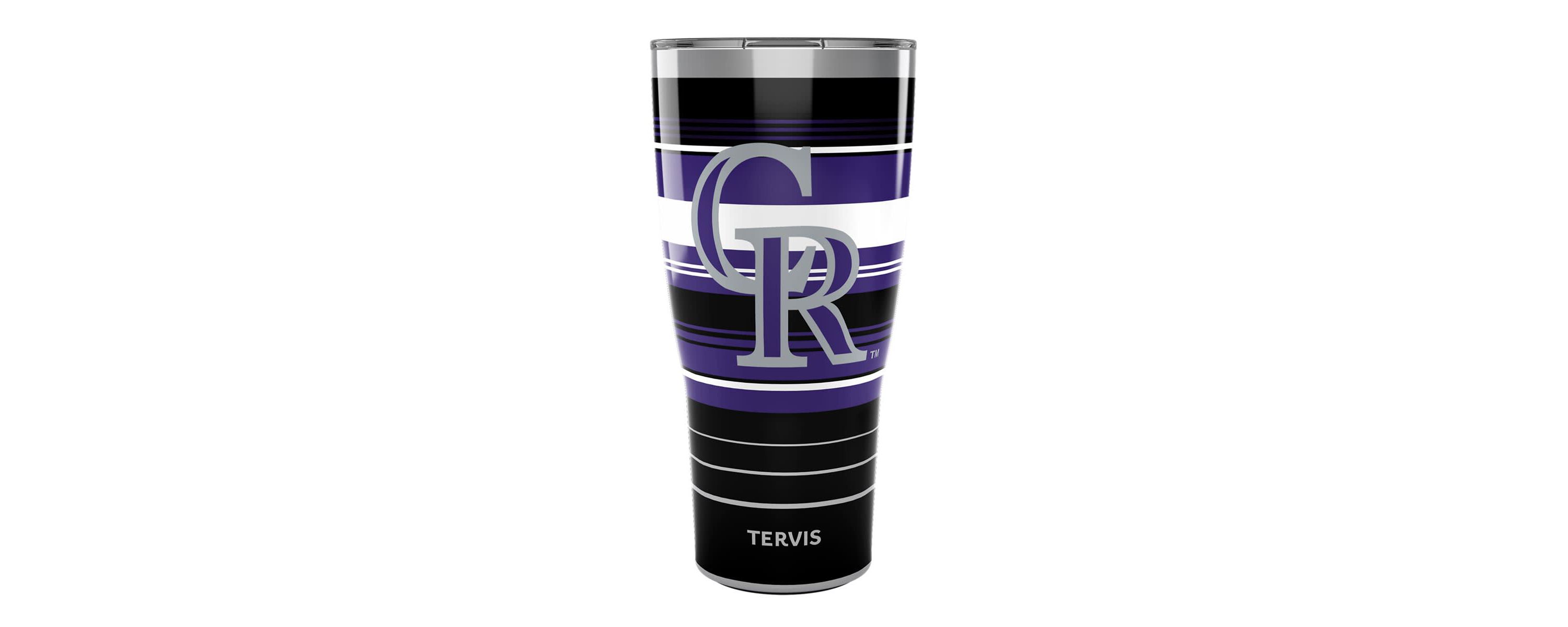 MLB Colorado Rockies 30oz. Hype Stripes Tumbler