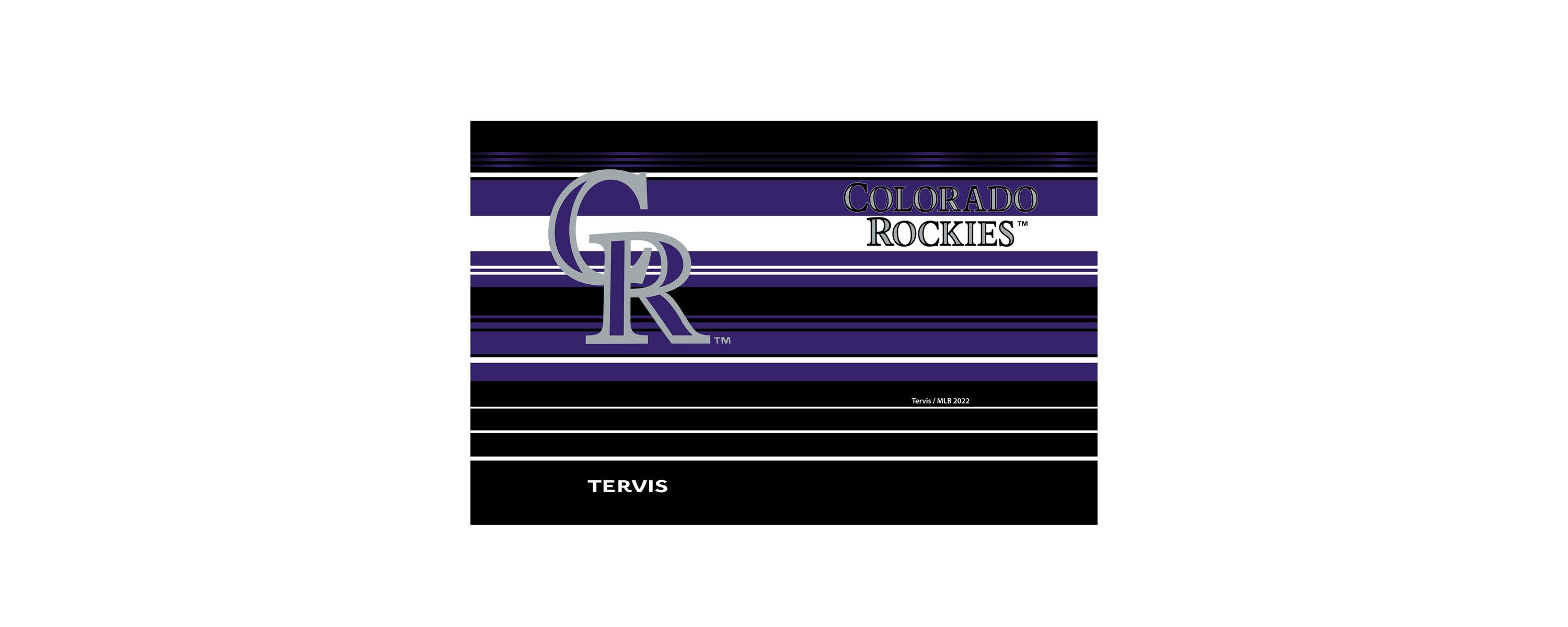 MLB Colorado Rockies 30oz. Hype Stripes Tumbler