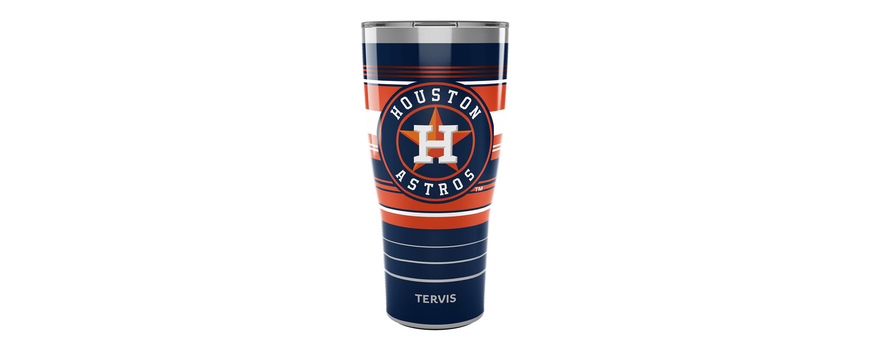 MLB Houston Astros 30oz. Hype Stripes Tumbler