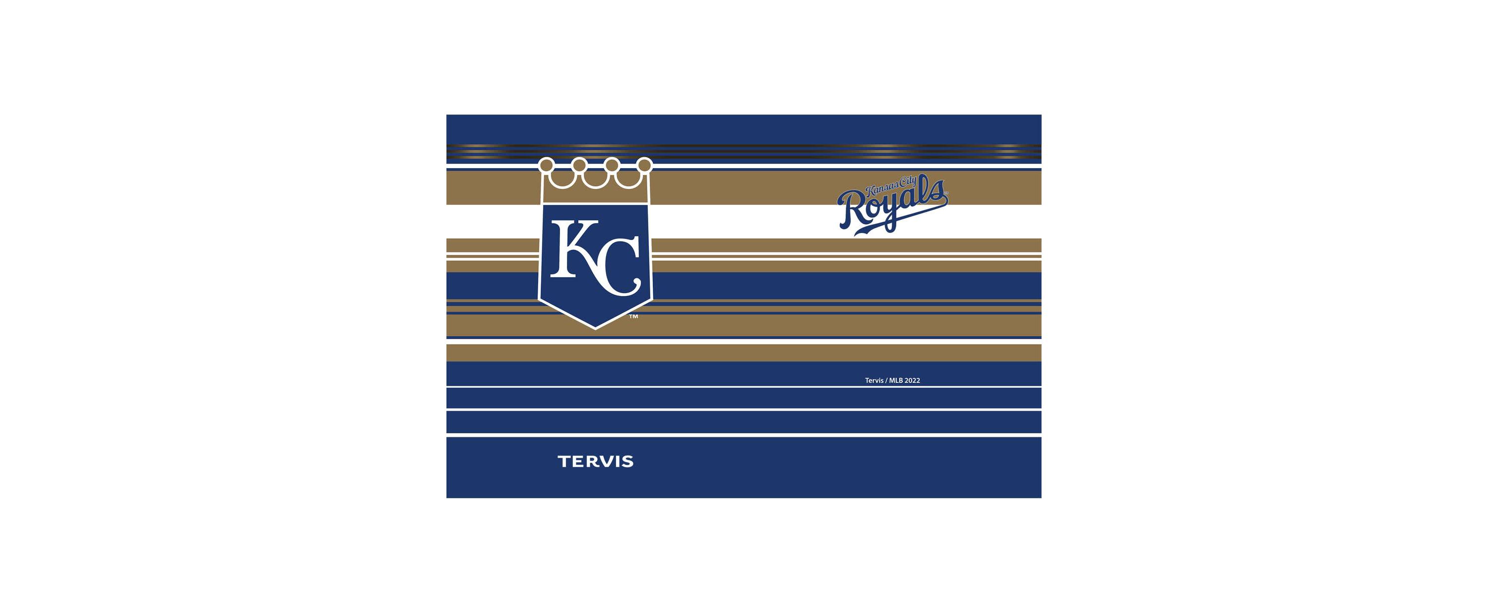 MLB Kansas City Royals 30oz. Hype Stripes Tumbler