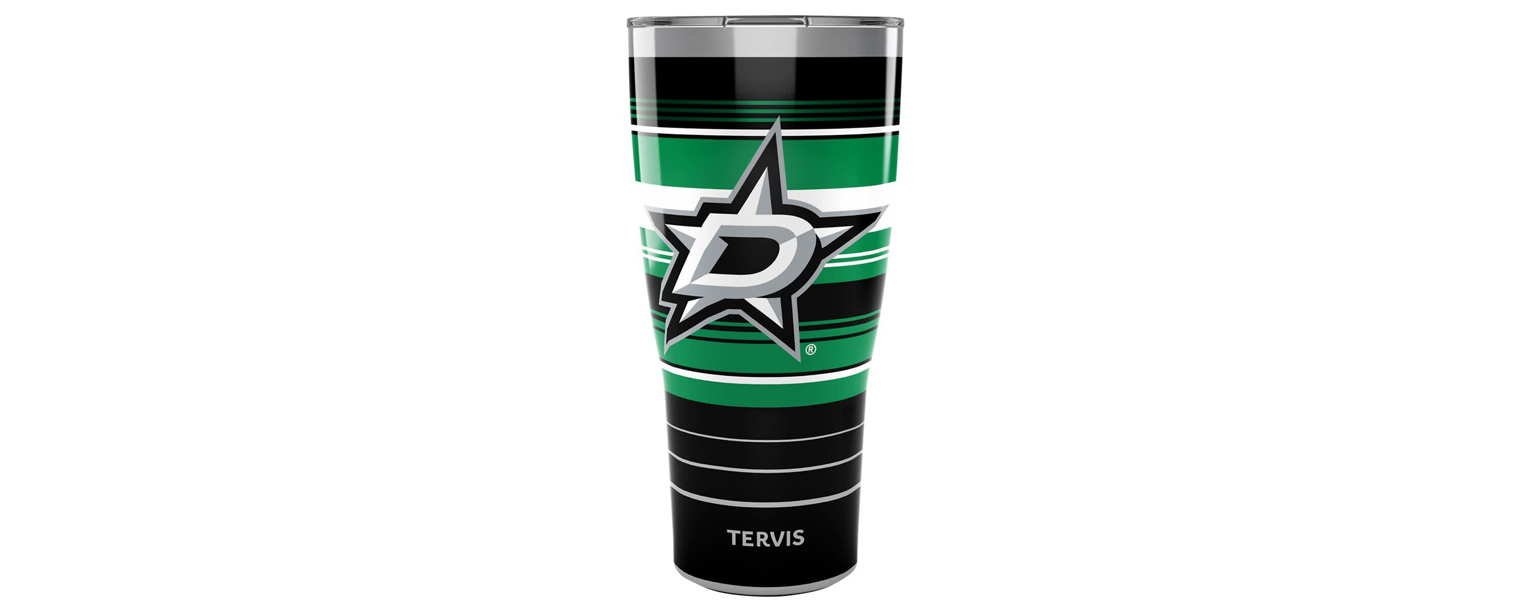 NHL Dallas Stars 30oz. Hype Stripes Stainless Tumbler