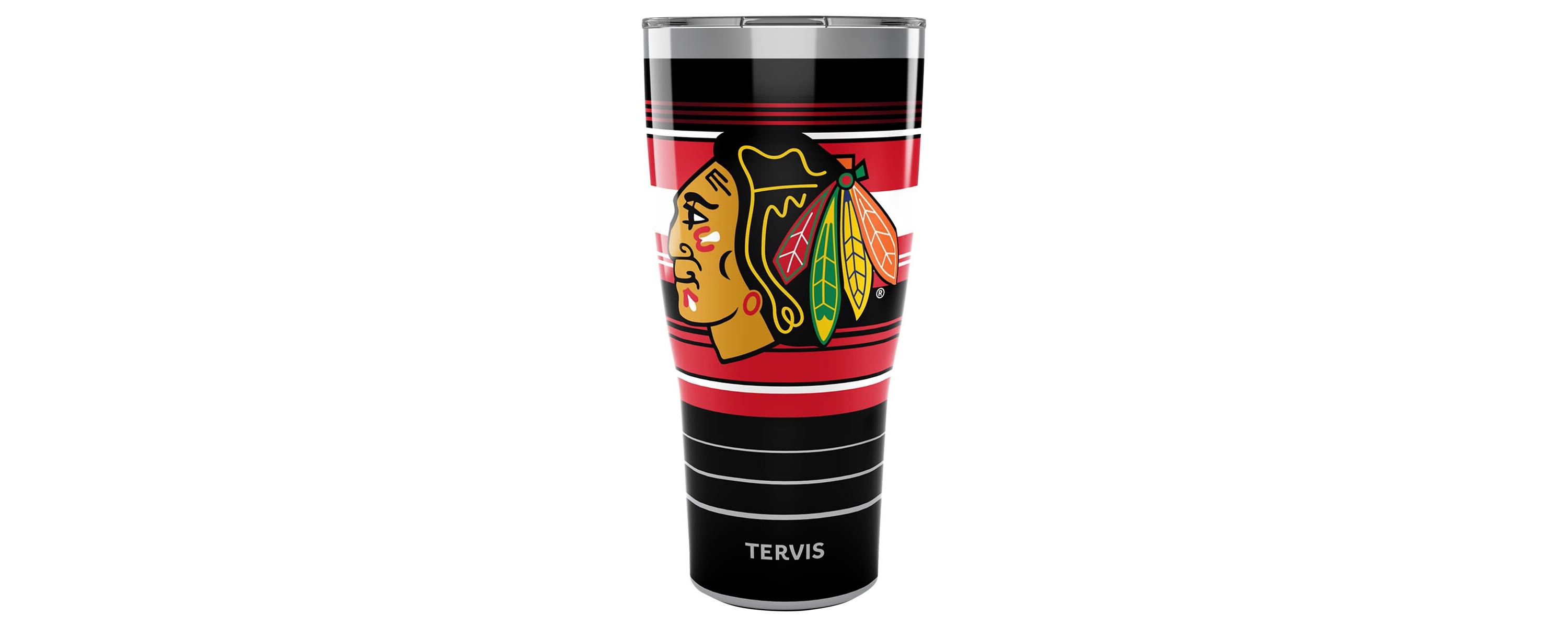 NHL Chicago Blackhawks 30oz. Hype Stripes Stainless Tumbler