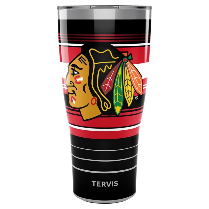 NHL Chicago Blackhawks 30oz. Hype Stripes Stainless Tumbler