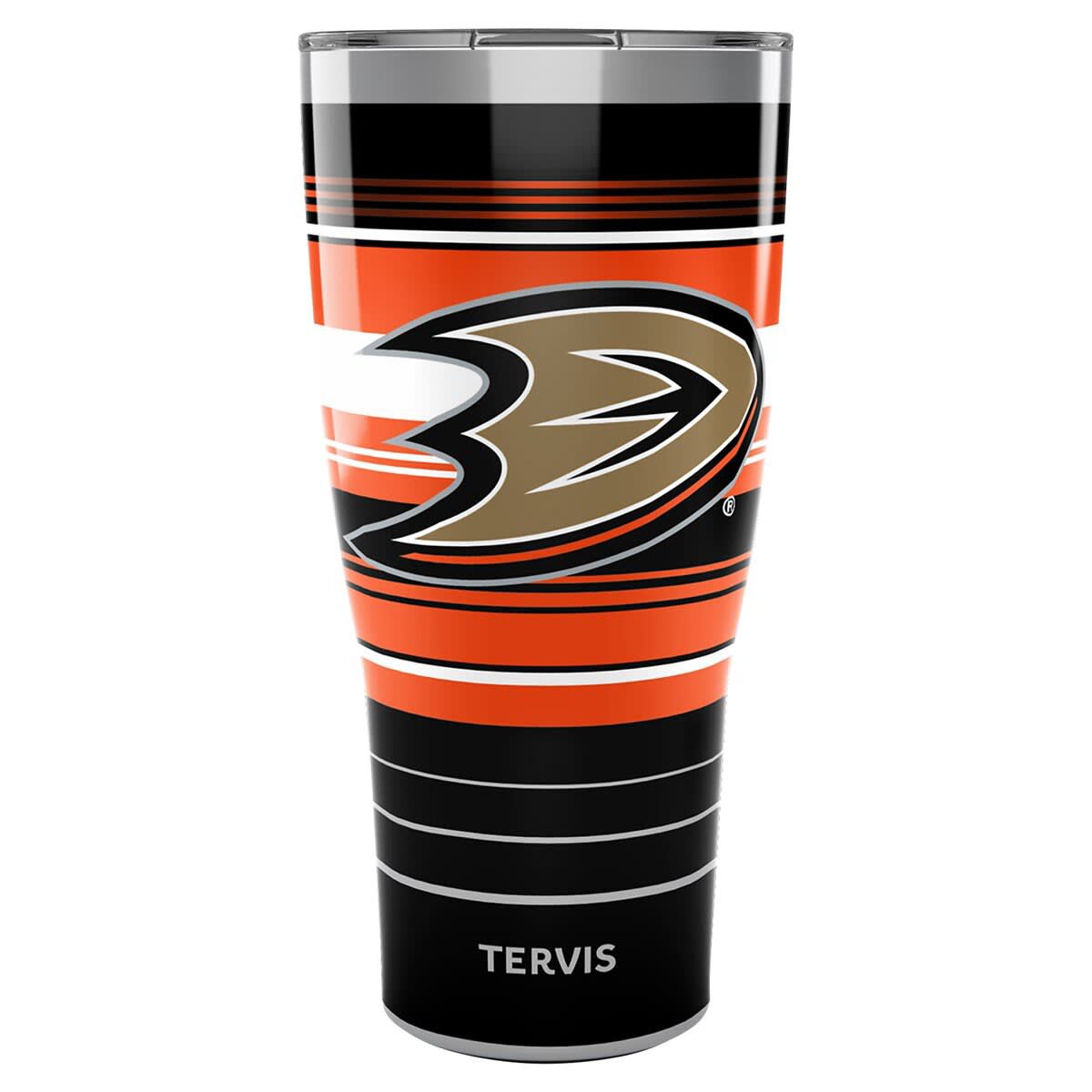 NHL Anaheim Ducks 30oz. Hype Stripes Stainless Tumbler